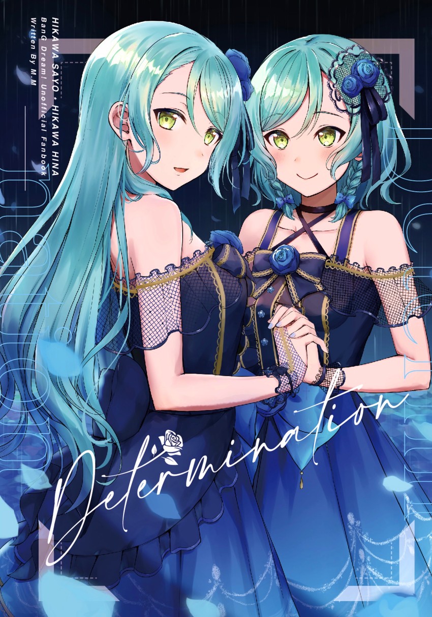 hikawa sayo and hikawa hina (bang dream!) drawn by mia_(fai1510)