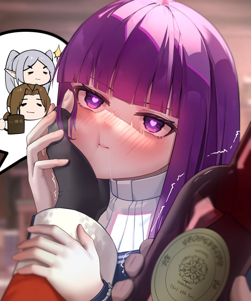 frieren, fern, stark, and sein (sousou no frieren) drawn by sklt_(swyt8223)