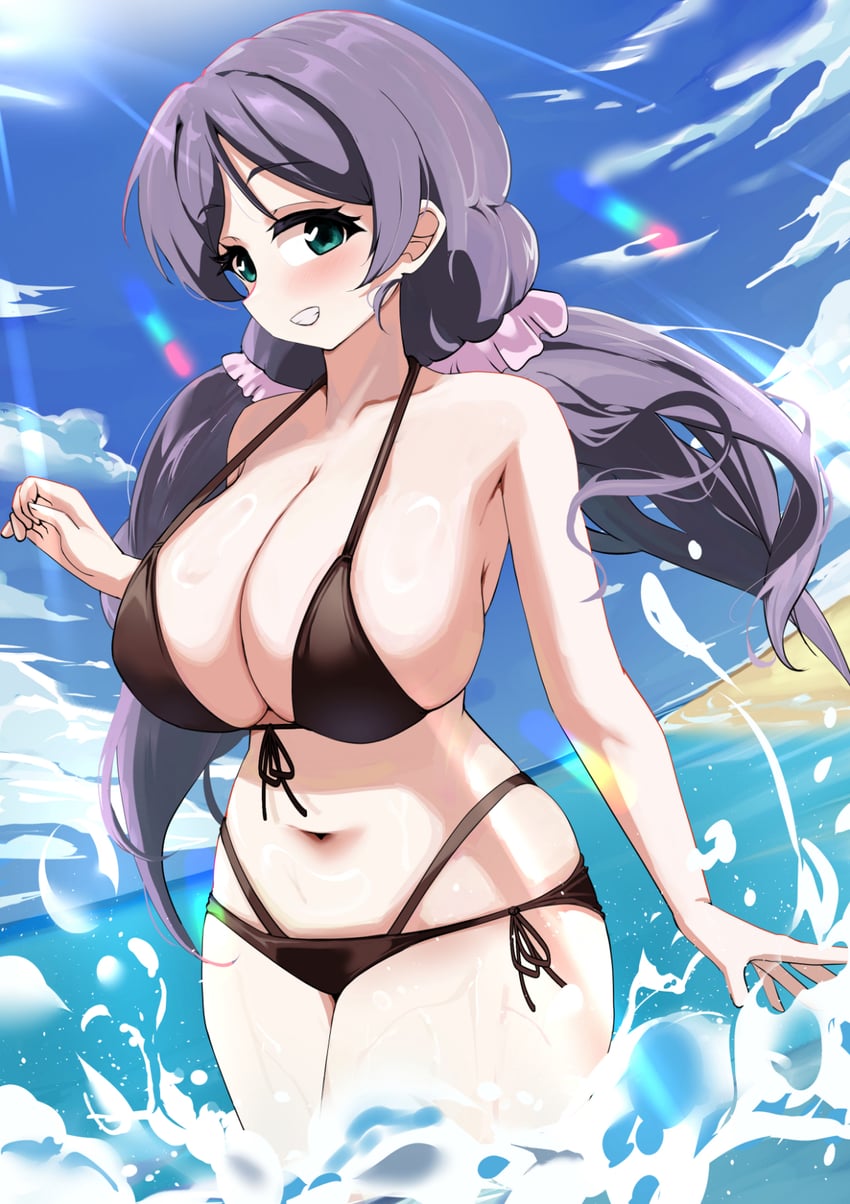 tojo nozomi (love live! and 1 more) drawn by pisagi