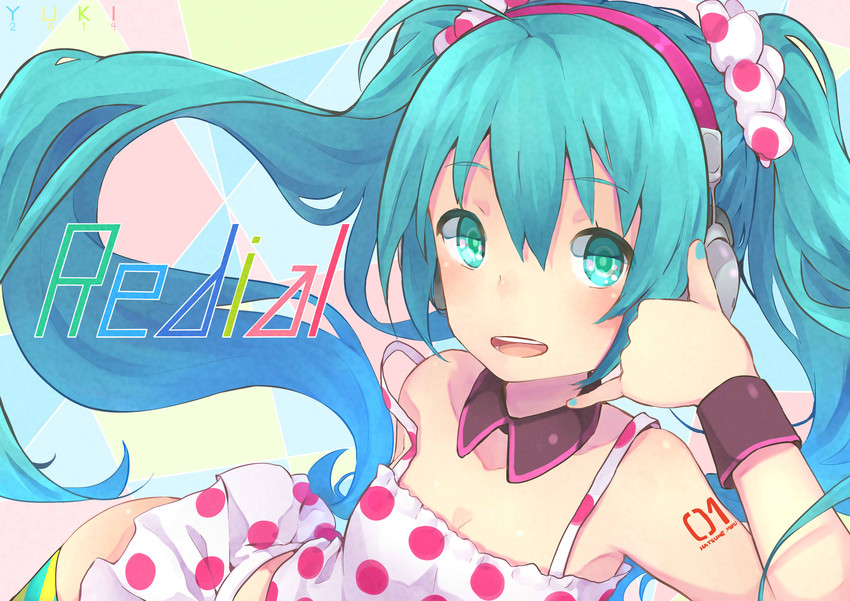 hatsune miku (vocaloid and 1 more) drawn by yuki-02