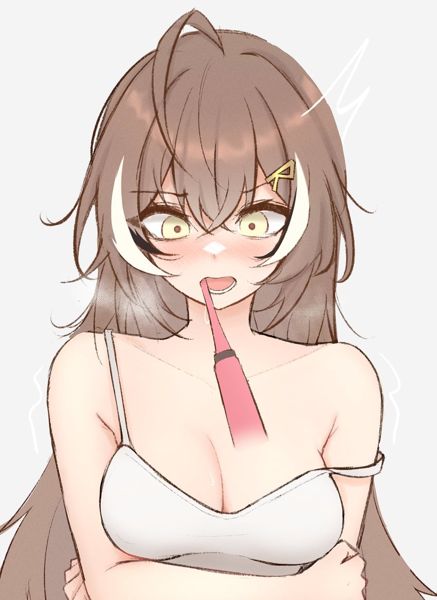 nanashi mumei (hololive and 1 more) drawn by m_r_b