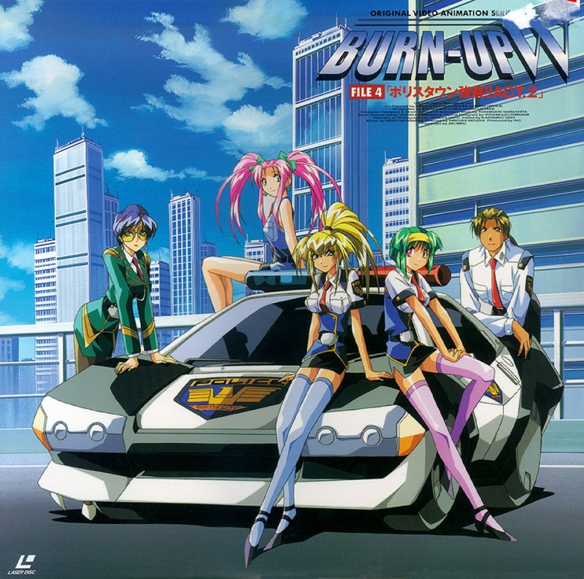 kinezono rio, jinguu maya, lilica evett, kawazaki maki, and naruo yuji (burn-up and 1 more)