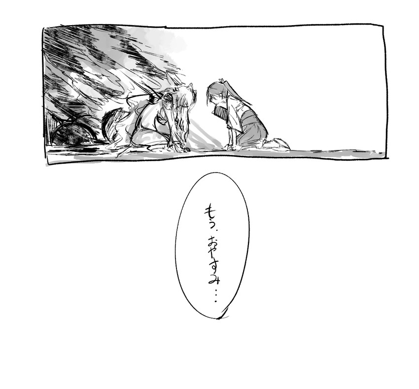 houshou and midway princess (kantai collection) drawn by takatsuki_nato