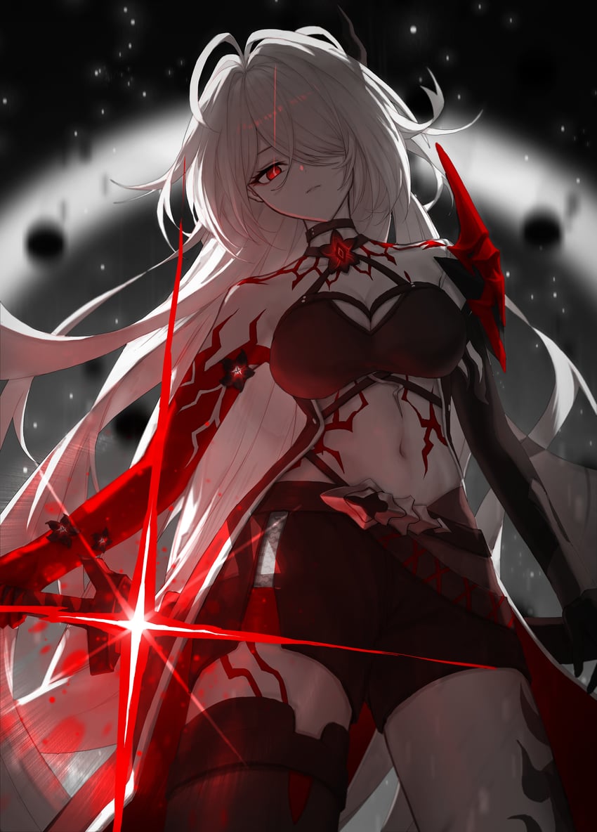 acheron (honkai and 1 more) drawn by fuka_(pixiv_84081952)