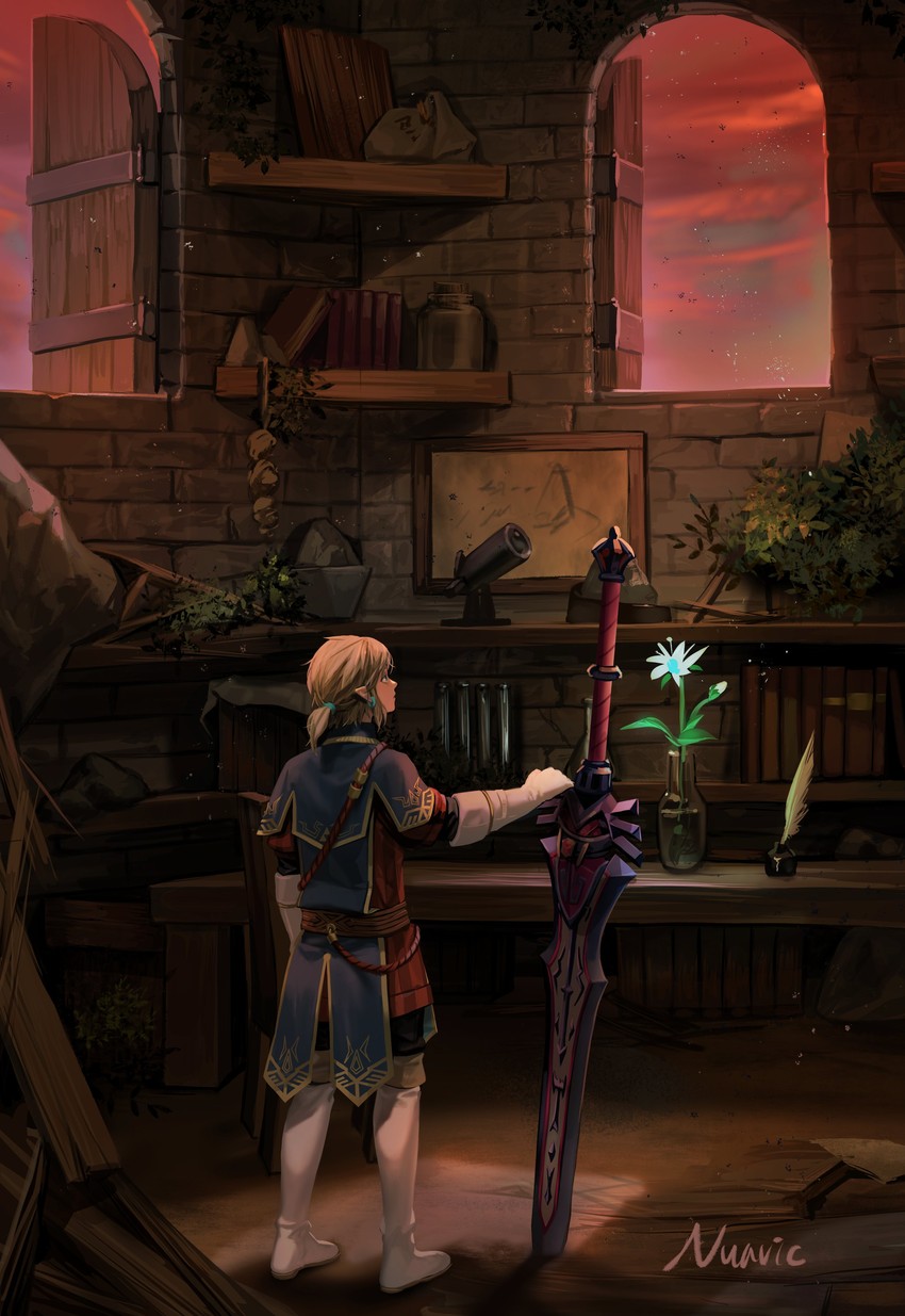 link (the legend of zelda and 1 more) drawn by tehwi