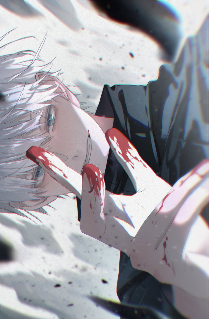 gojou satoru (jujutsu kaisen) drawn by dal_li_0130