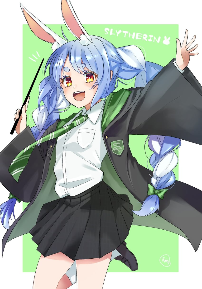 usada pekora (hololive and 2 more) drawn by mamemiya819