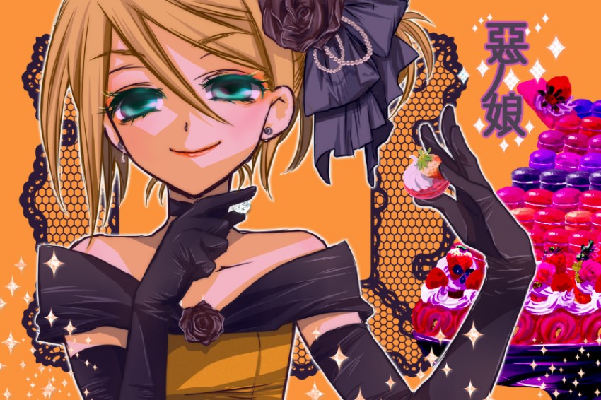 kagamine rin and riliane lucifen d'autriche (vocaloid and 2 more) drawn by ichimatsu_shiro