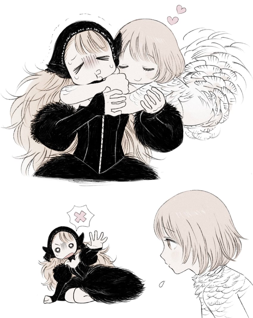 marcille donato and falin touden (dungeon meshi) drawn by frs2