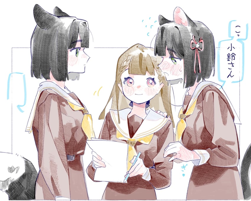 momose ginko and kachimachi kosuzu (love live! and 1 more) drawn by pipi_(m1x_mix)