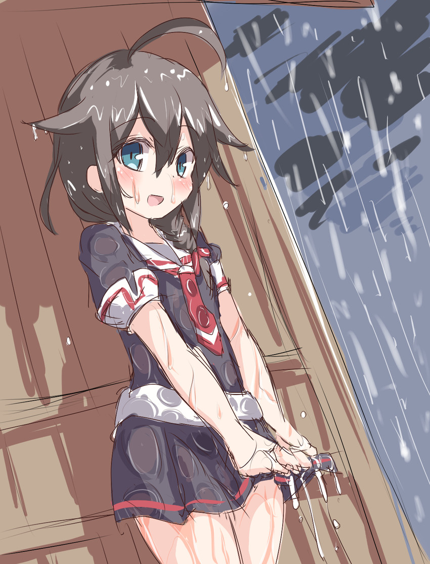 shigure and shigure kai ni (kantai collection) drawn by beize_(garbage)