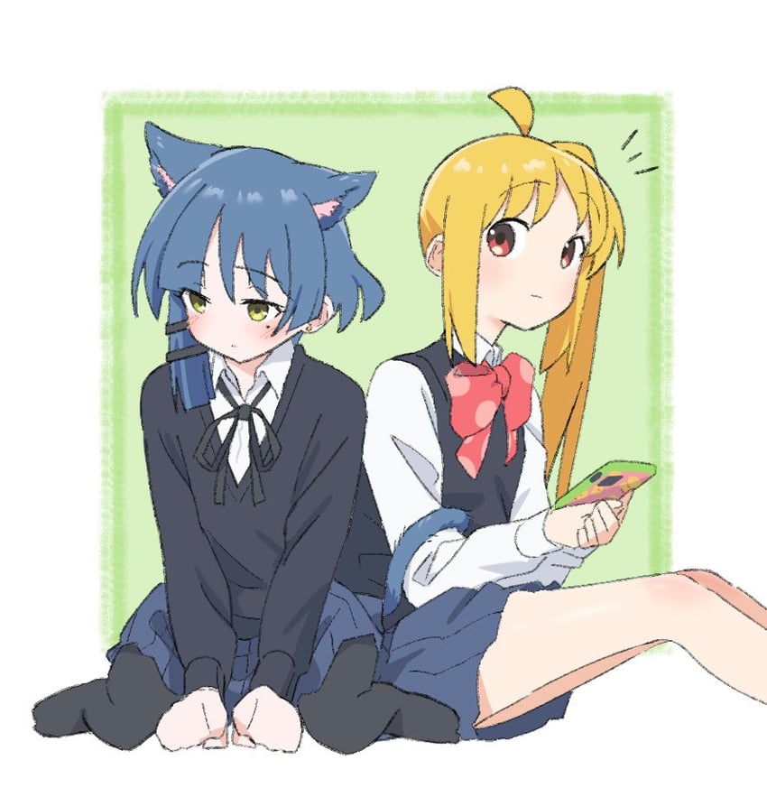ijichi nijika and yamada ryo (bocchi the rock!) drawn by look4_osagashi