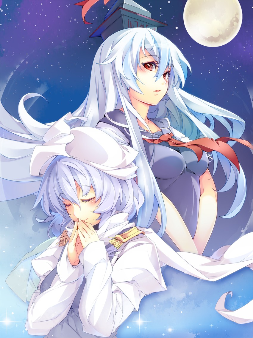kamishirasawa keine and letty whiterock (touhou) drawn by kokka_han