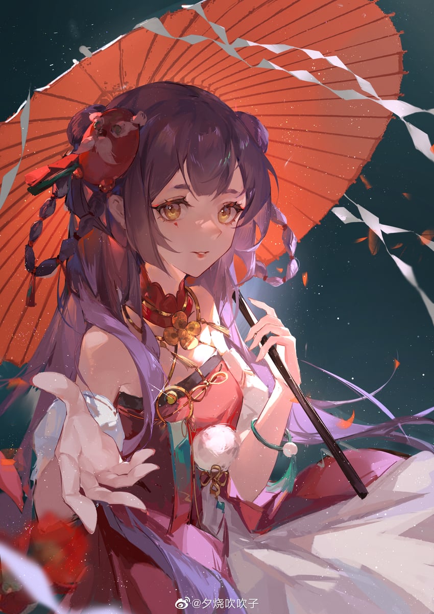 azusa (nijisanji and 2 more) drawn by xi_shao_chui_chui_zi