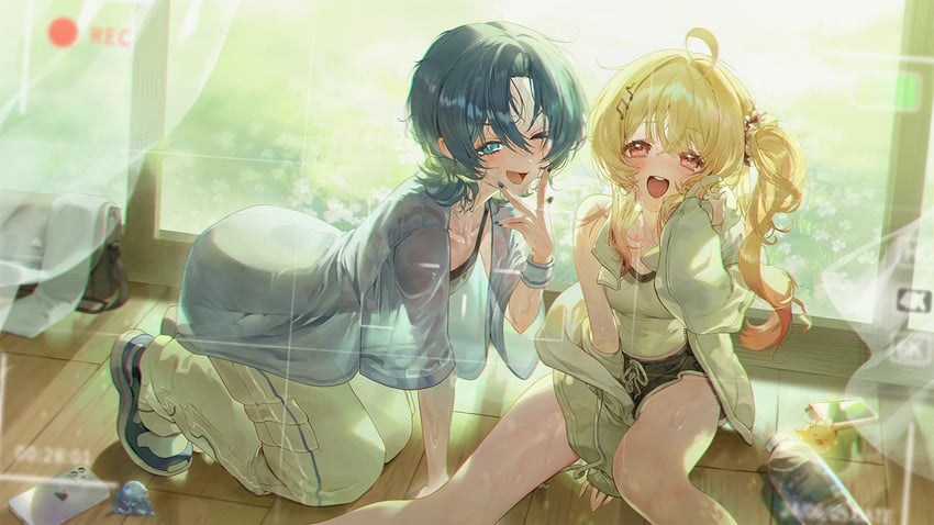 otonose kanade and hiodoshi ao (hololive and 1 more) drawn by dotori_(seulseul)