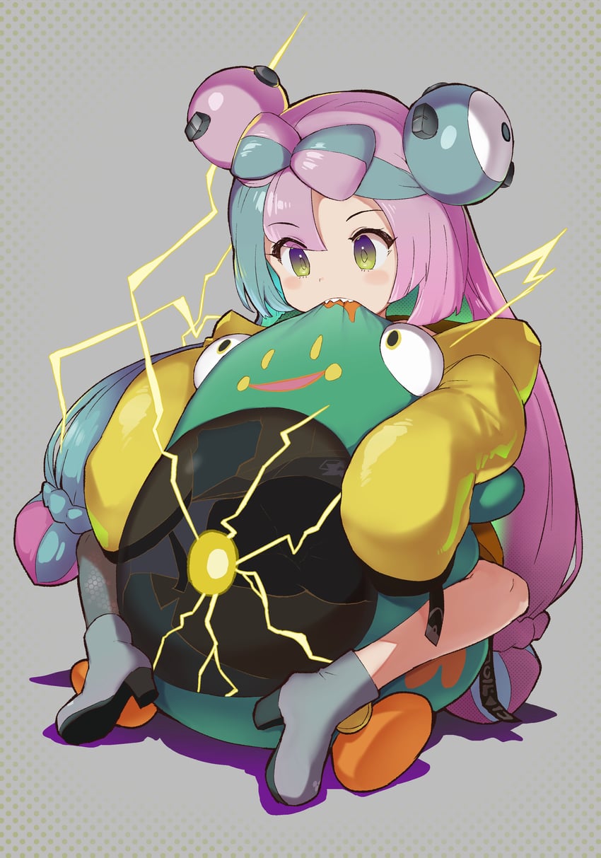 iono and bellibolt (pokemon and 1 more) drawn by morikawasansei