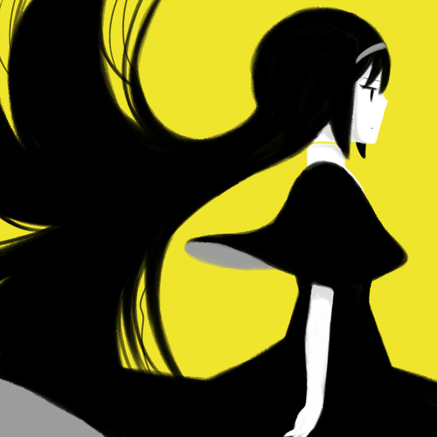 akemi homura and homulilly (mahou shoujo madoka magica) drawn by ange_(angeban93)
