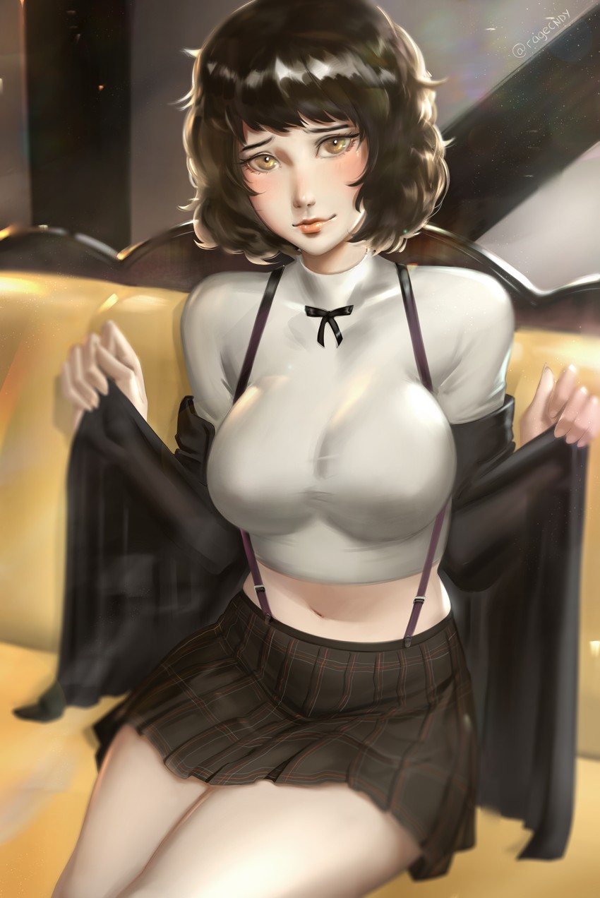 kawakami sadayo (persona and 1 more) drawn by ragecndy