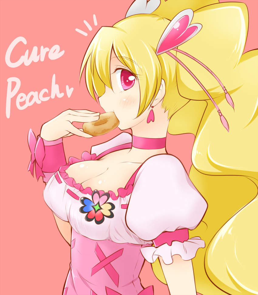 momozono love and cure peach (precure and 1 more) drawn by arakawa_tarou