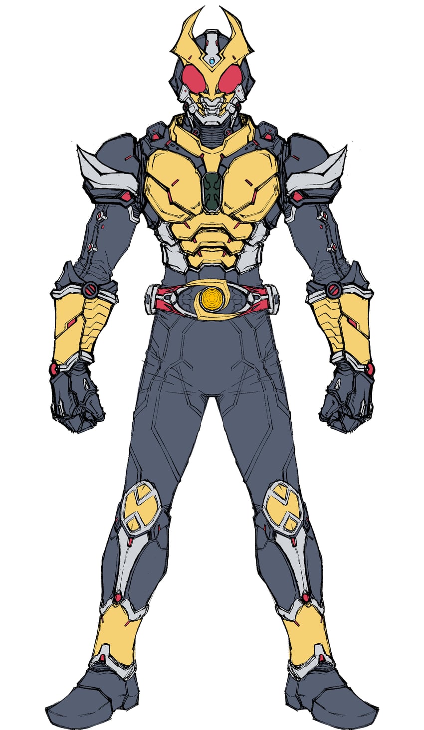 kamen rider agito and agito (kamen rider and 1 more) drawn by zd19990214