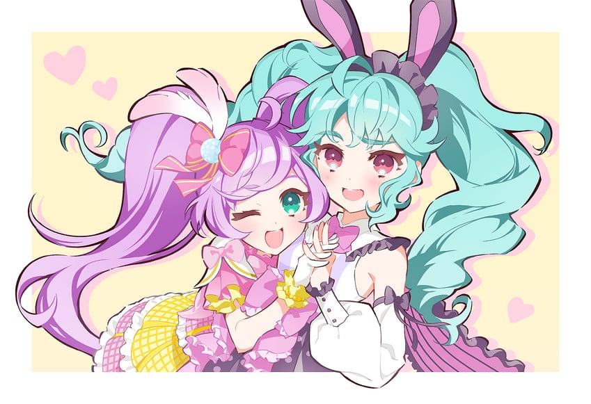 manaka laala and katasumi amari (pretty series and 2 more) drawn by renkon_(renrenrenkonkon)