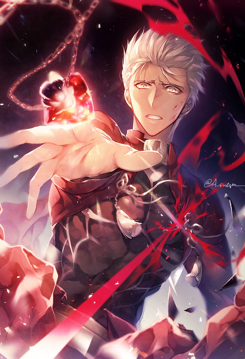 archer (fate and 2 more) drawn by h_sueun