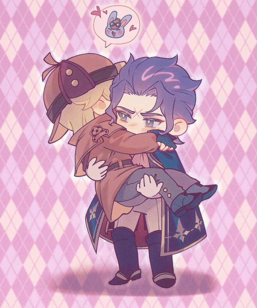 barok van zieks and herlock sholmes (ace attorney and 1 more) drawn by kaze_(yznyttdgs)