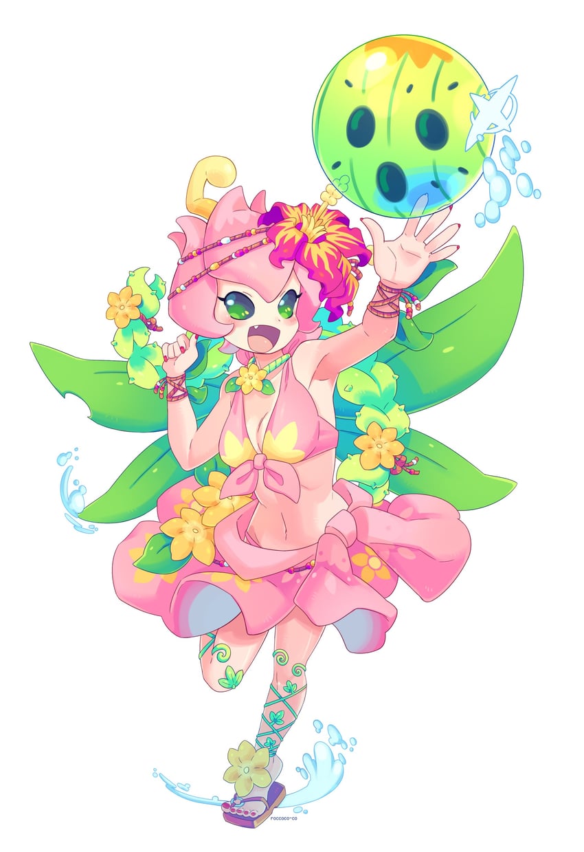 lilimon (digimon) drawn by roccoco_co