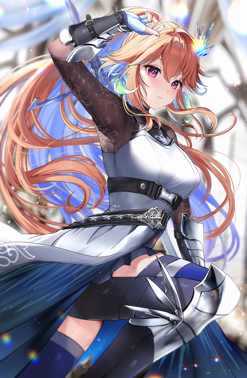 takanashi kiara (hololive and 1 more) drawn by lacia_everlight