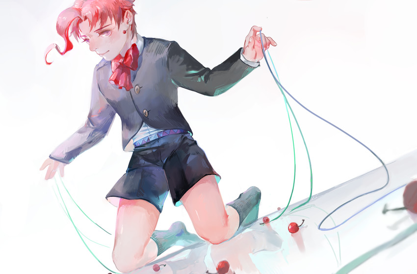 kakyoin noriaki (jojo no kimyou na bouken and 1 more) drawn by thanatos-ta