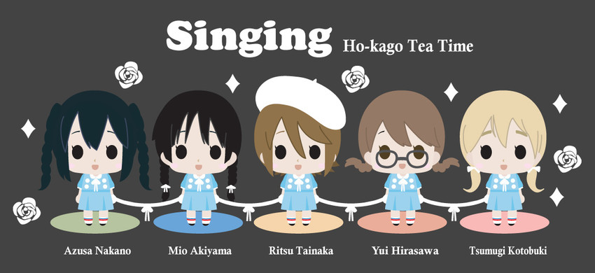akiyama mio, nakano azusa, hirasawa yui, tainaka ritsu, and kotobuki tsumugi (k-on! and 1 more)