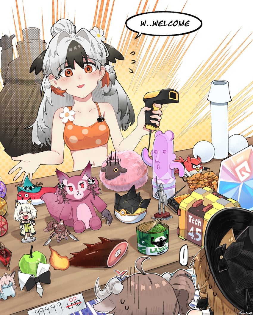 skadi, kal'tsit, skadi the corrupting heart, sussurro, eyjafjalla, and 12 more (pokemon and 7 more) drawn by no_grad