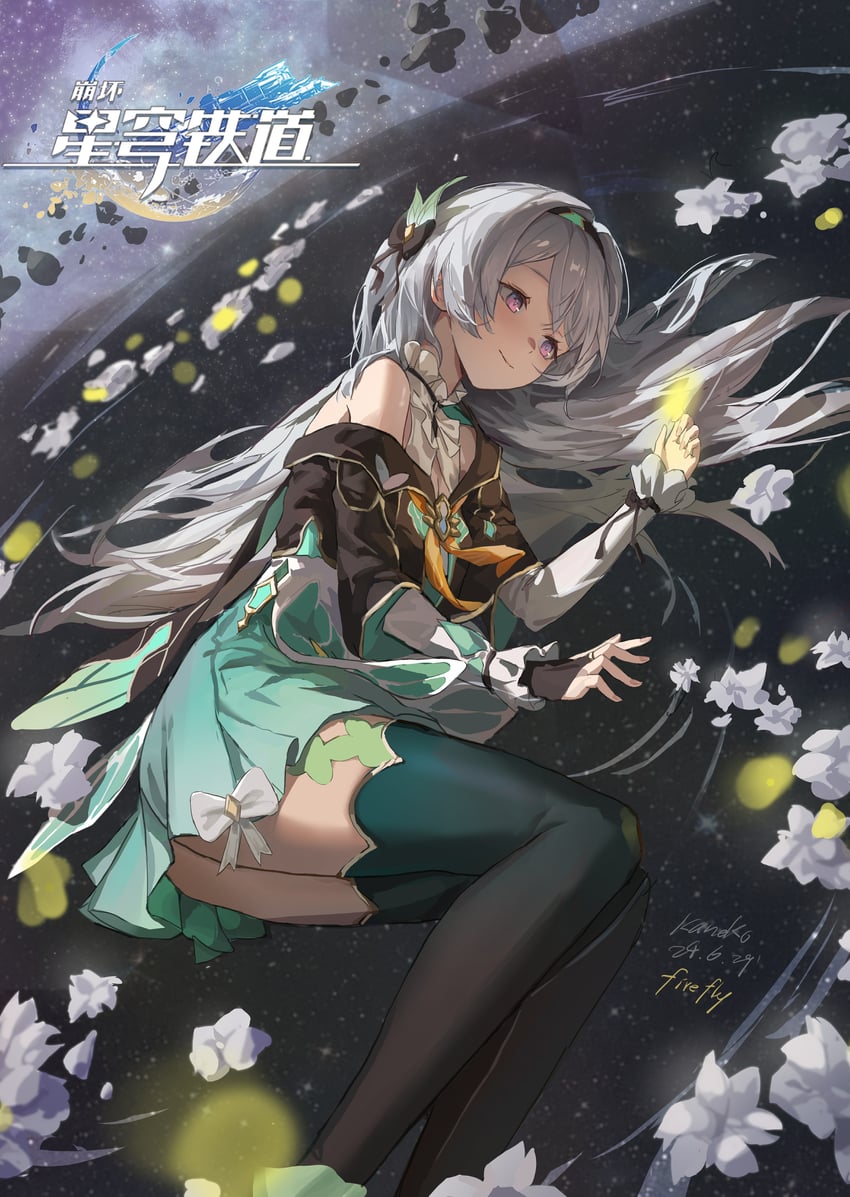 firefly (honkai and 1 more) drawn by kkkaneko_1360685303