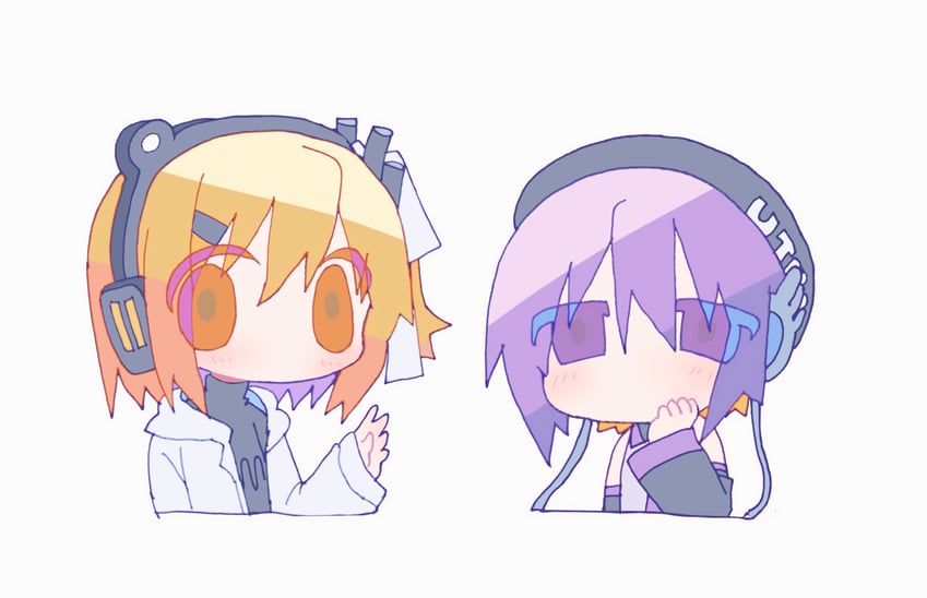 adachi rei and utane uta (utau and 1 more) drawn by mekziro