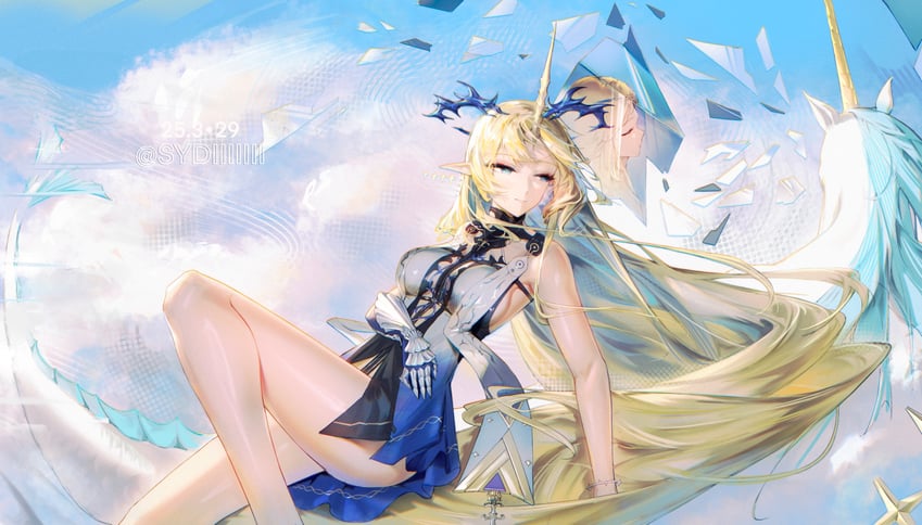 cartethyia, fleurdelys, and imperator (wuthering waves) drawn by sydiiiiiii