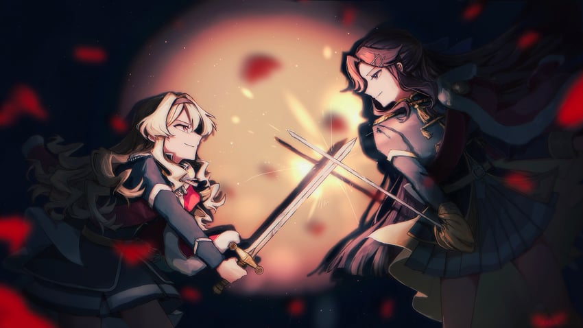 saijou claudine and tendou maya (shoujo kageki revue starlight) drawn by arsum0731