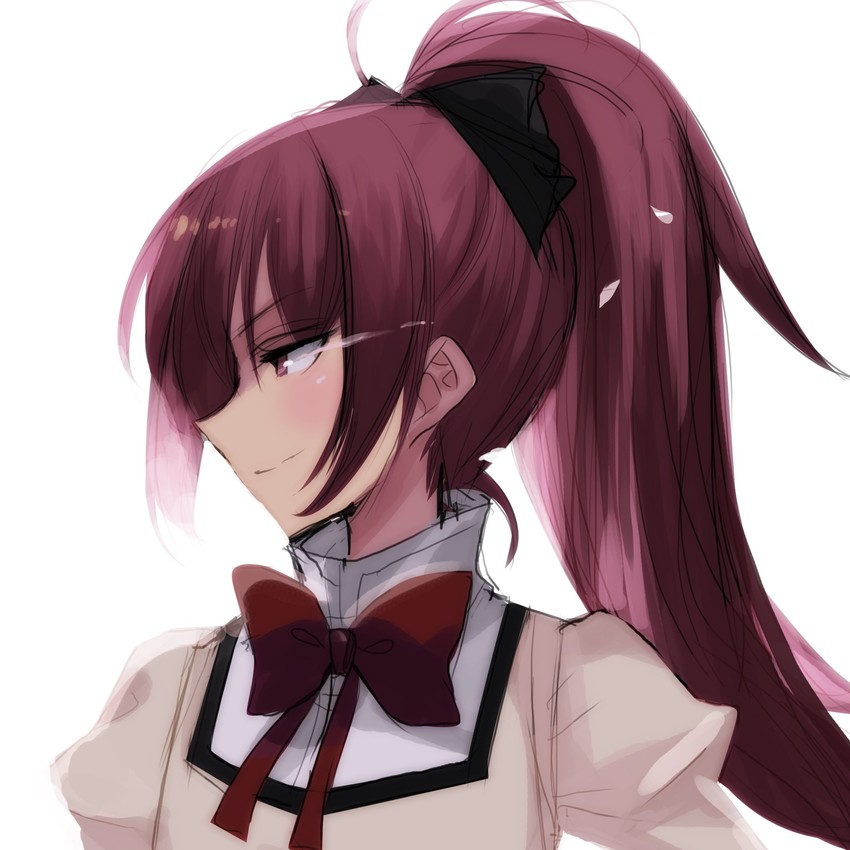 sakura kyoko (mahou shoujo madoka magica) drawn by misteor