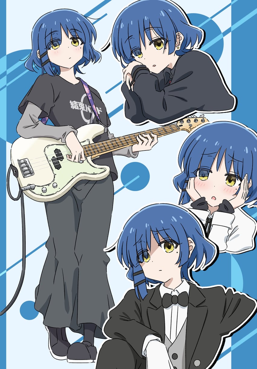 yamada ryo (bocchi the rock!) drawn by mayo_(oekaki_bibbi)