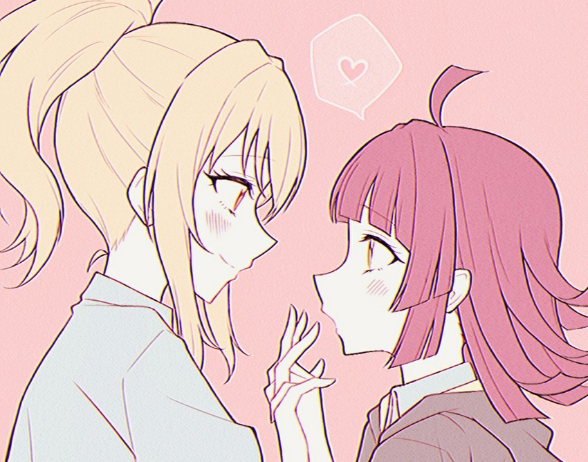 tennoji rina and miyashita ai (love live! and 1 more) drawn by aaru_(youmorigu)