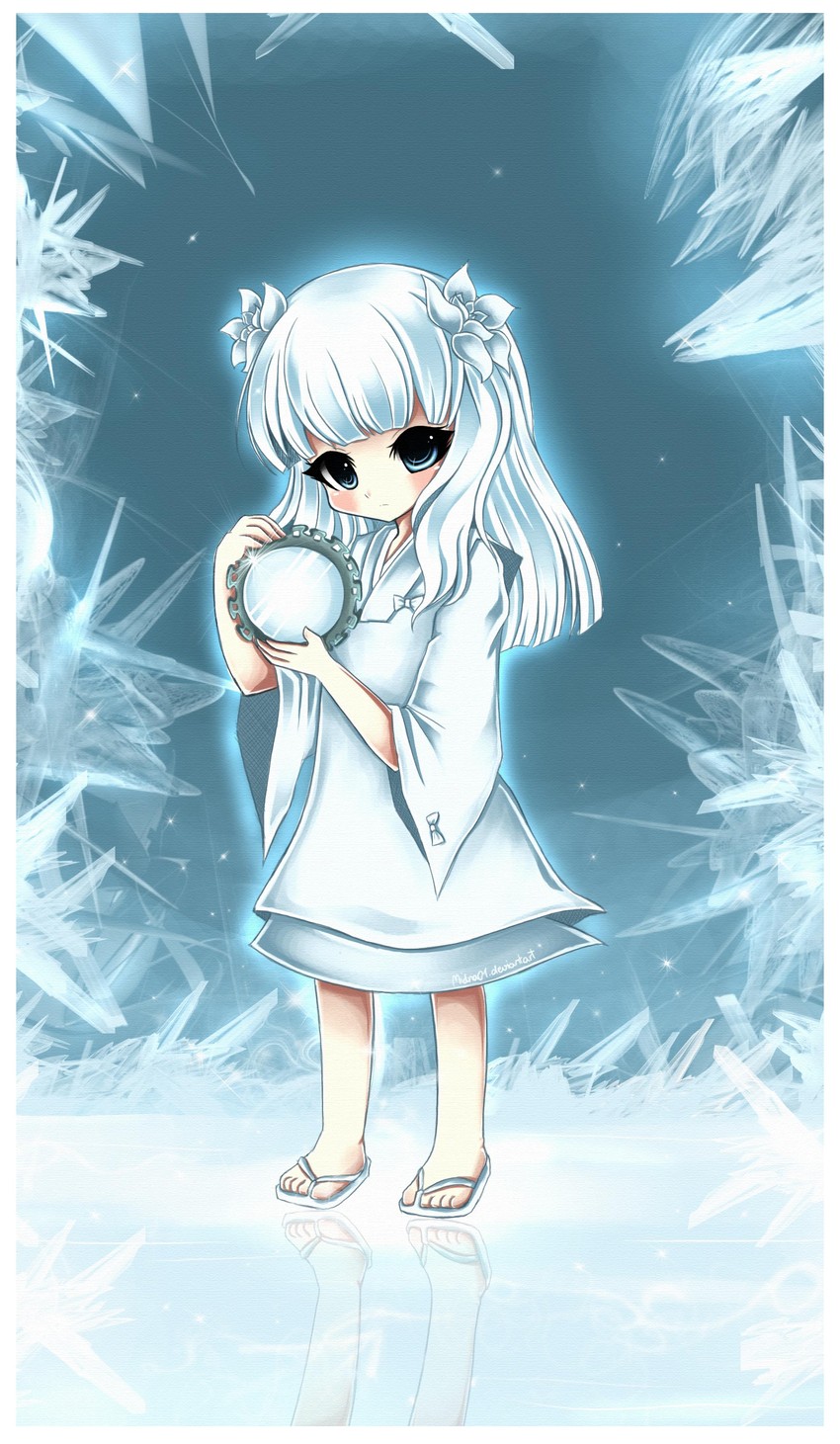 kanna (inuyasha) drawn by midna01