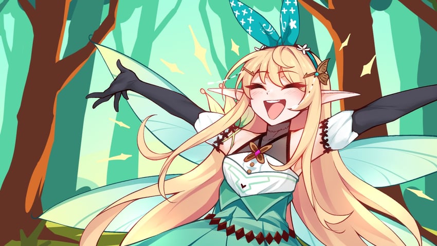 pomu rainpuff (nijisanji and 1 more) drawn by ricegnat