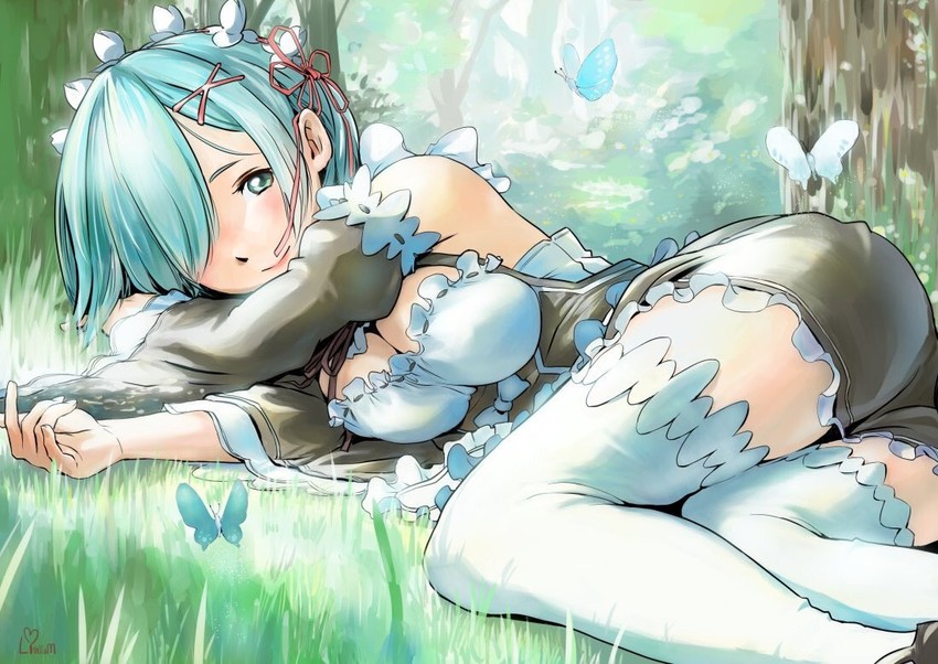 rem (re:zero kara hajimeru isekai seikatsu) drawn by li_(lithium0522)