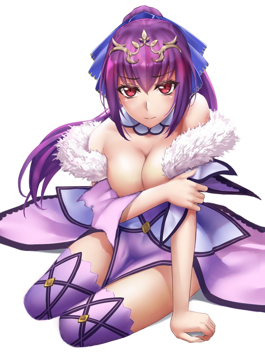 scathach and scathach skadi (fate and 1 more) drawn by sakuya_(liao_kj)