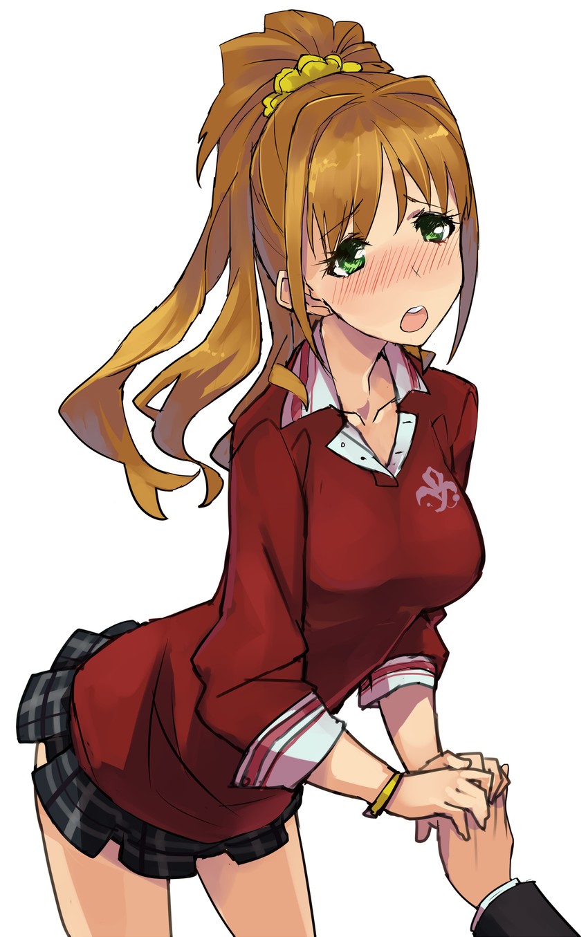 hino akane (idolmaster and 1 more) drawn by kusanagi_kaoru