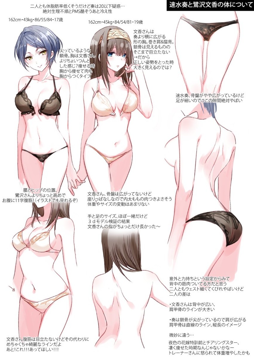 sagisawa fumika and hayami kanade (idolmaster and 1 more) drawn by romi_(346_ura)