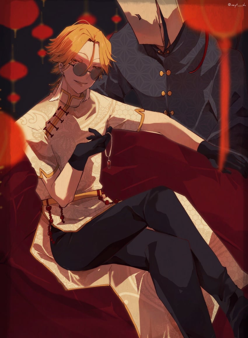 alicein mikuni and doubt doubt (servamp) drawn by syu_7