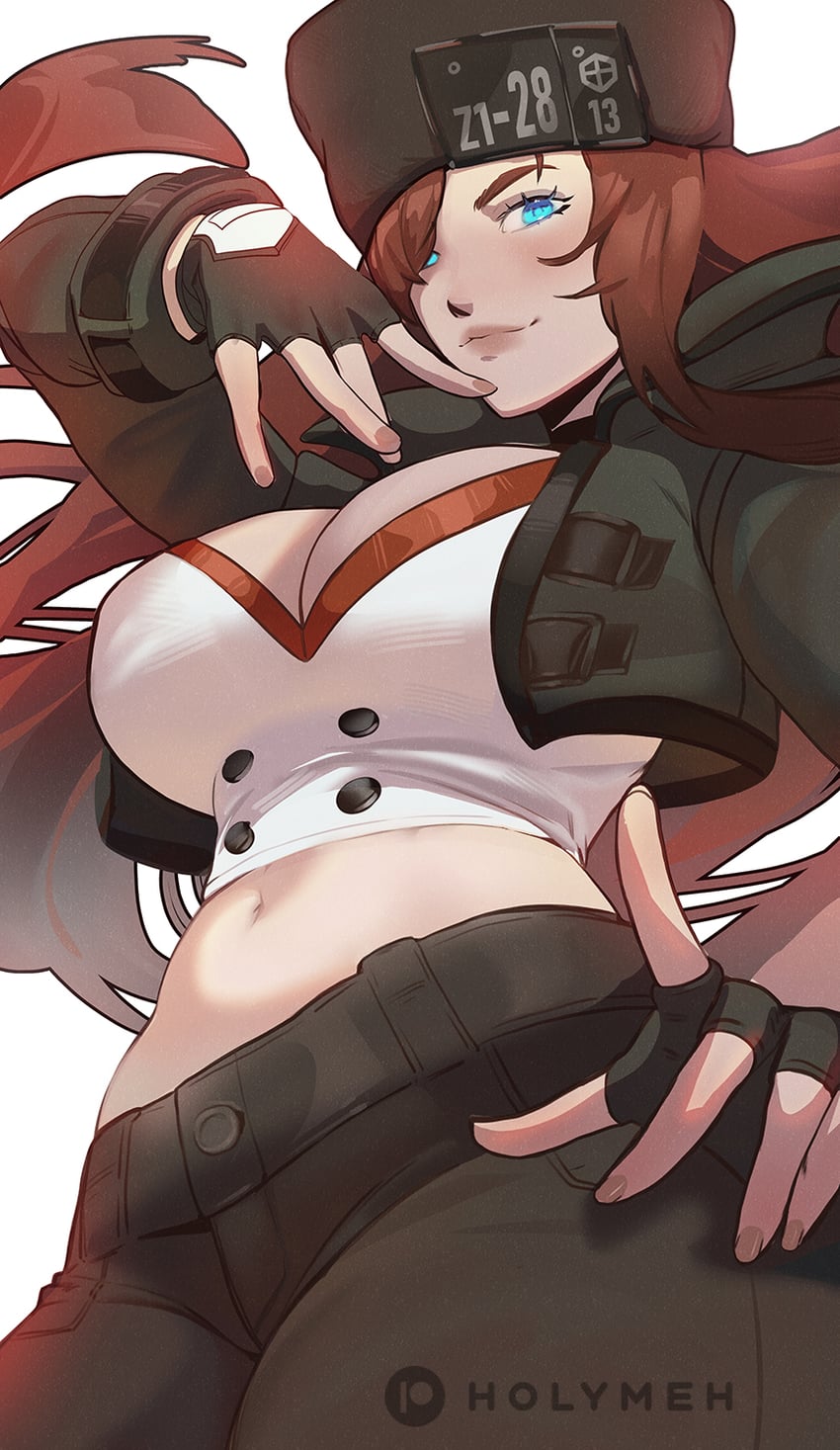 millia rage (guilty gear and 1 more) drawn by holy_meh