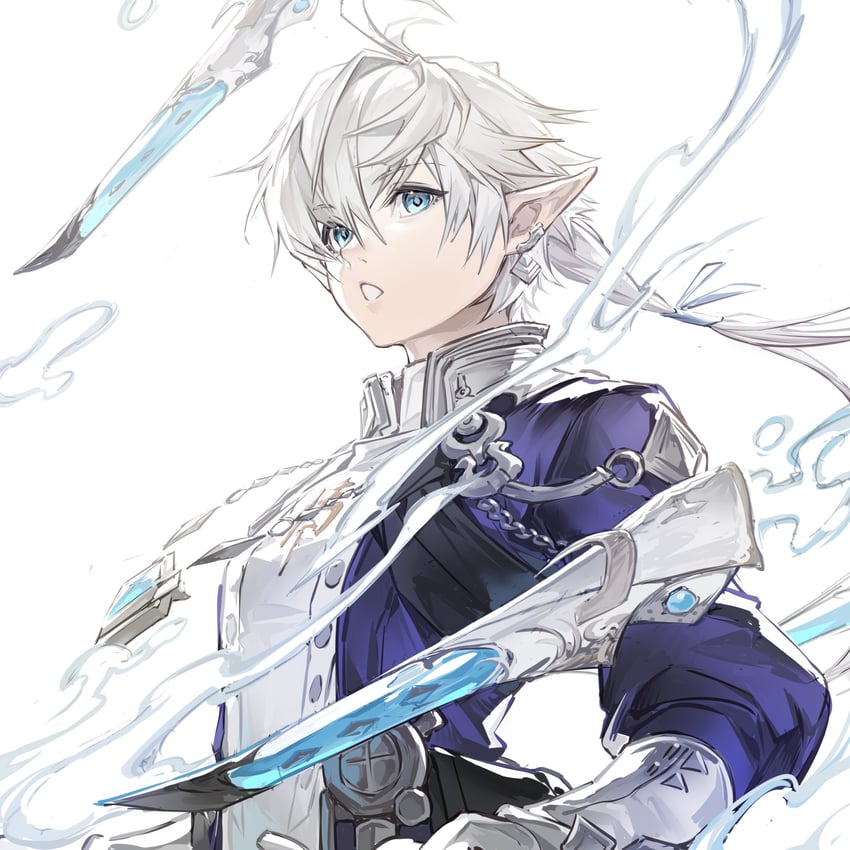 alphinaud leveilleur and sage (final fantasy and 1 more) drawn by crow0cc
