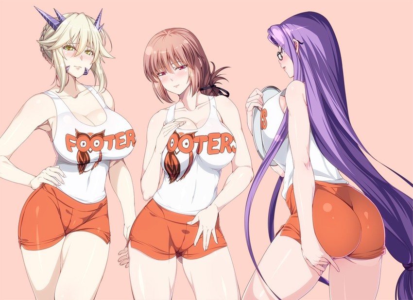 artoria pendragon, medusa, and florence nightingale (fate and 2 more) drawn by 846-gou