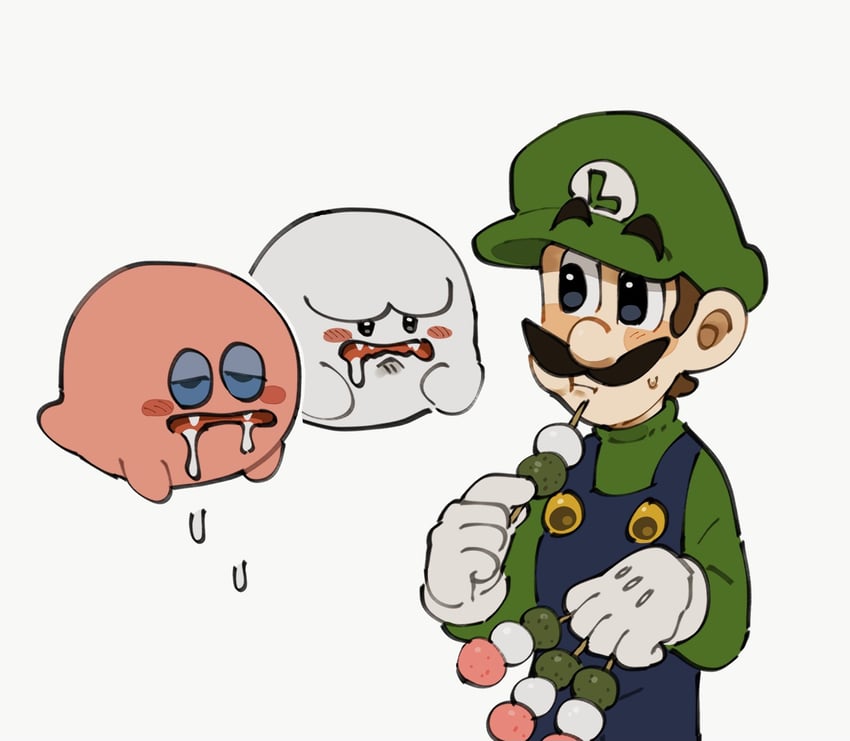 luigi and boo (mario and 1 more) drawn by mimimi_(mimimim9999)